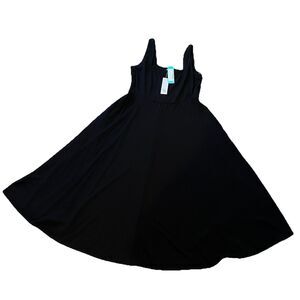 Nine Britton Maxi Dress Large Ribbed Giulietta Square Neck